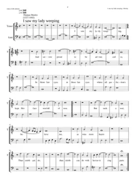 I saw my lady weeping