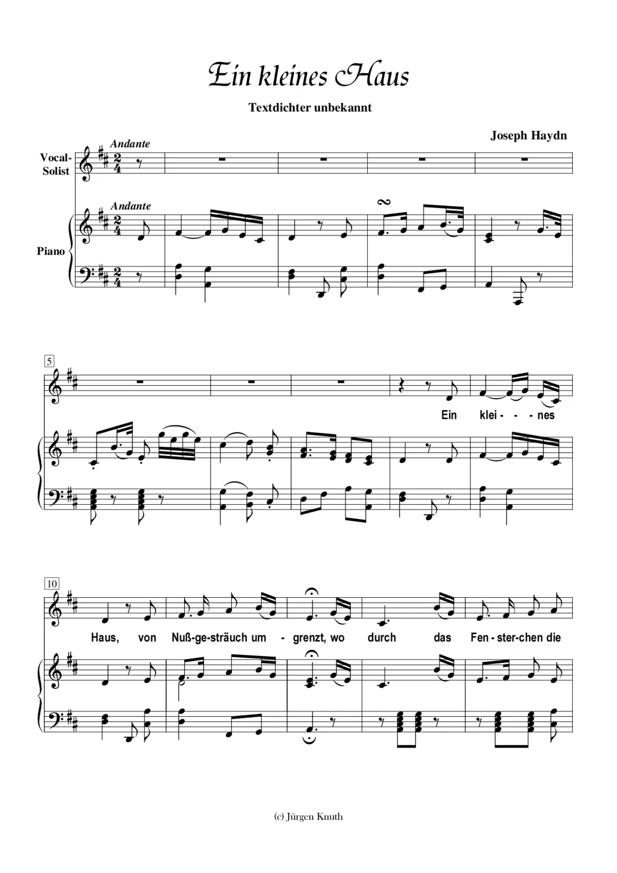 Ein kleines Haus - Page 1