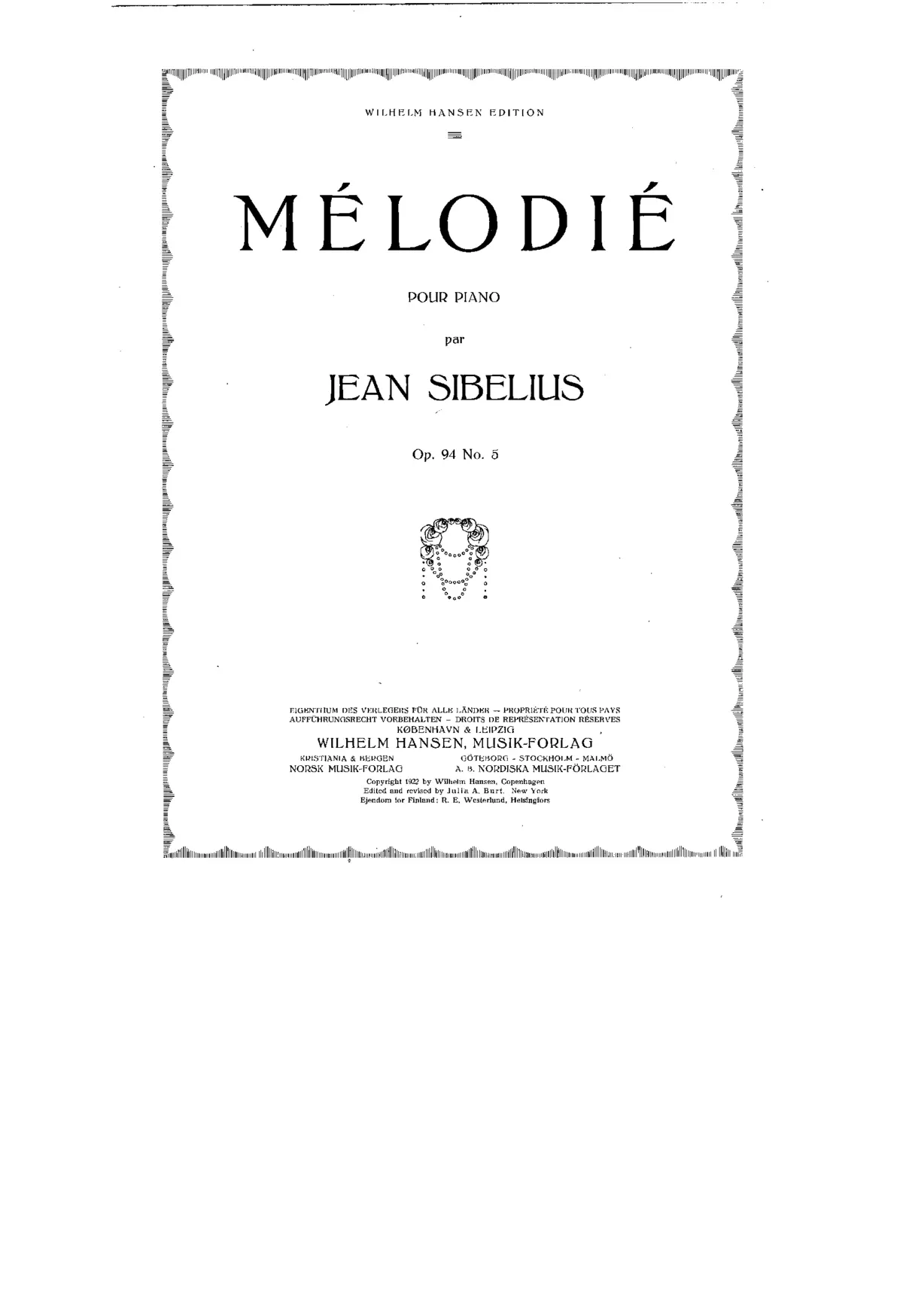 6 Pieces for Piano - Page 1