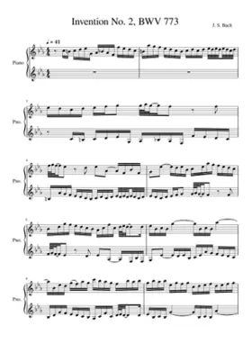 Invention in C minor BWV 773