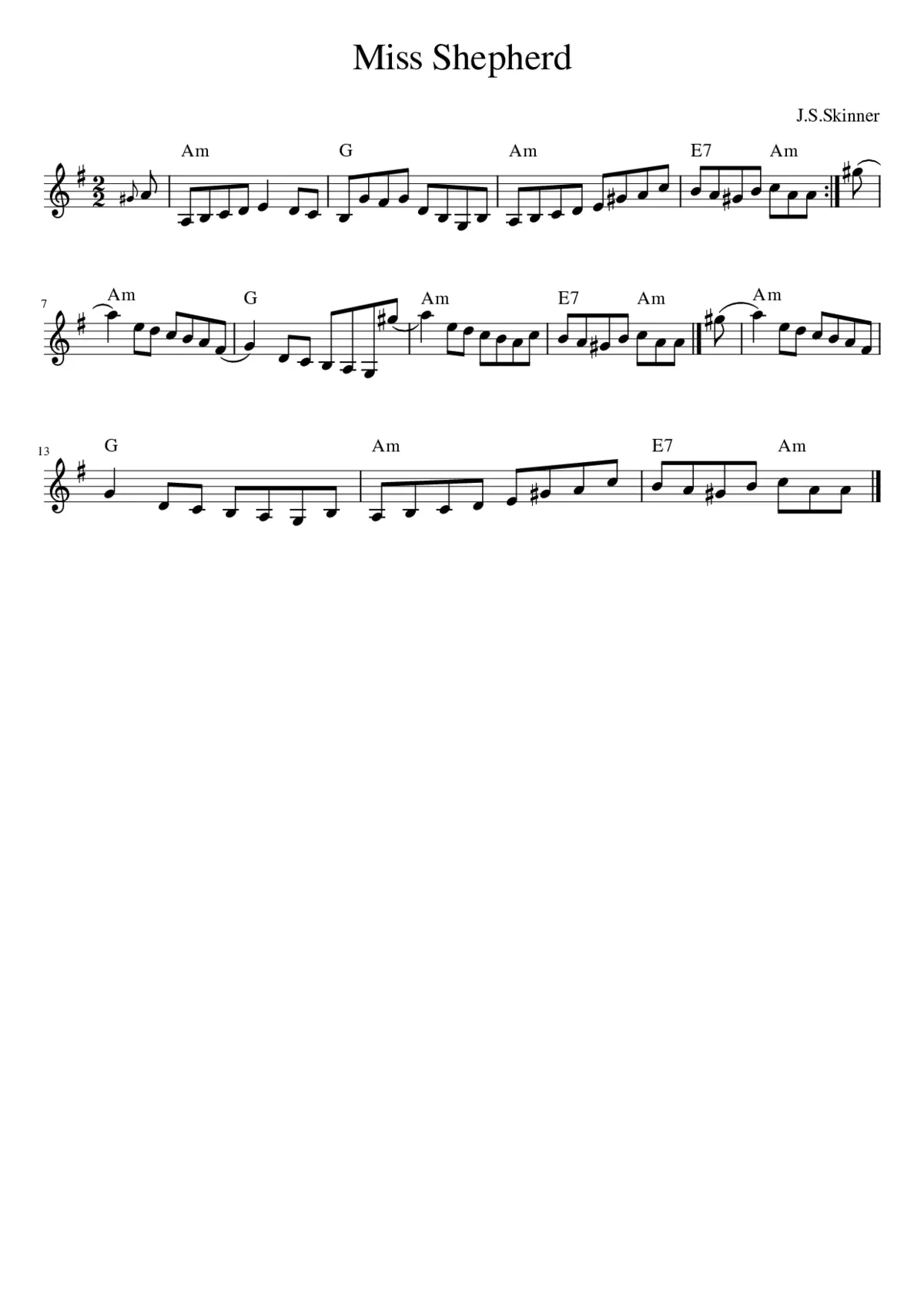 Miss Shepherd - Page 1