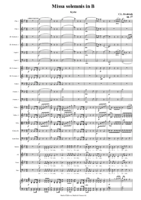 Missa Solemnis in B