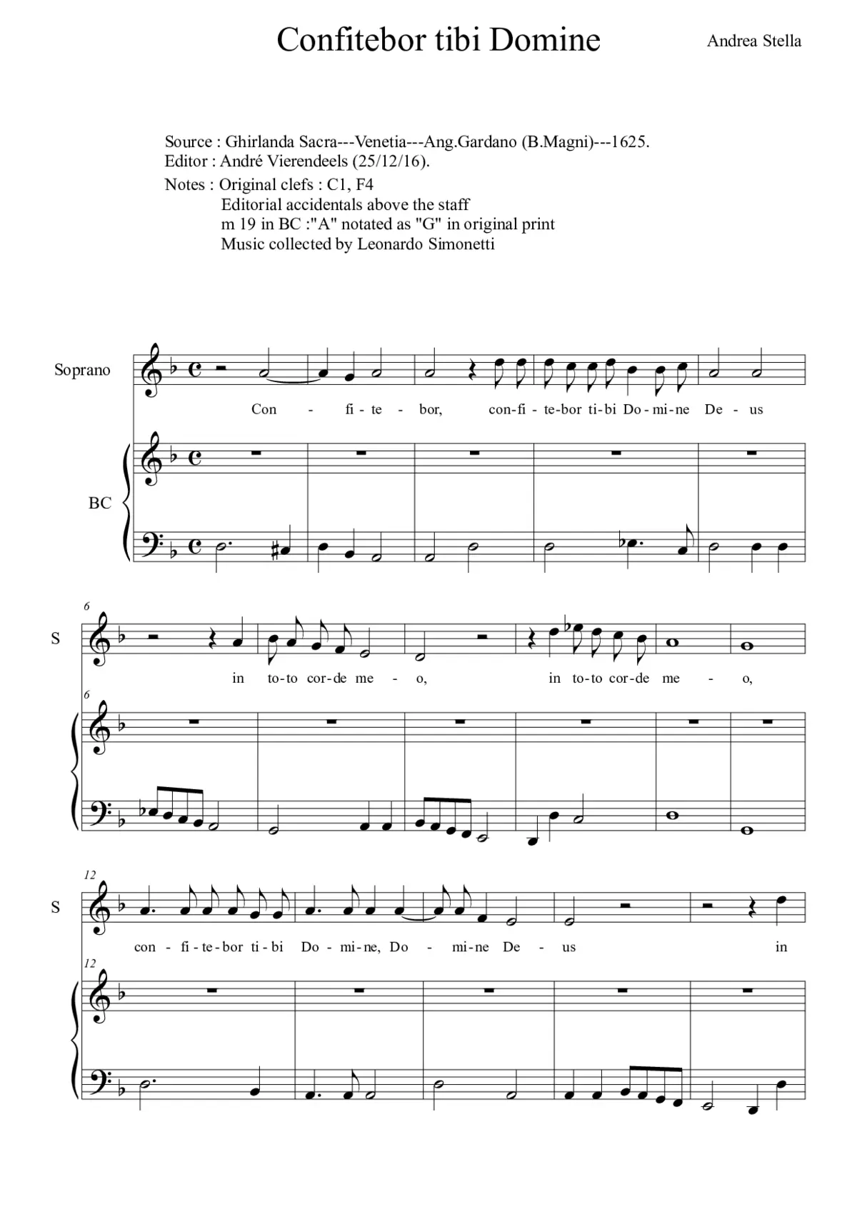 Confitebor tibi Domine - Page 1