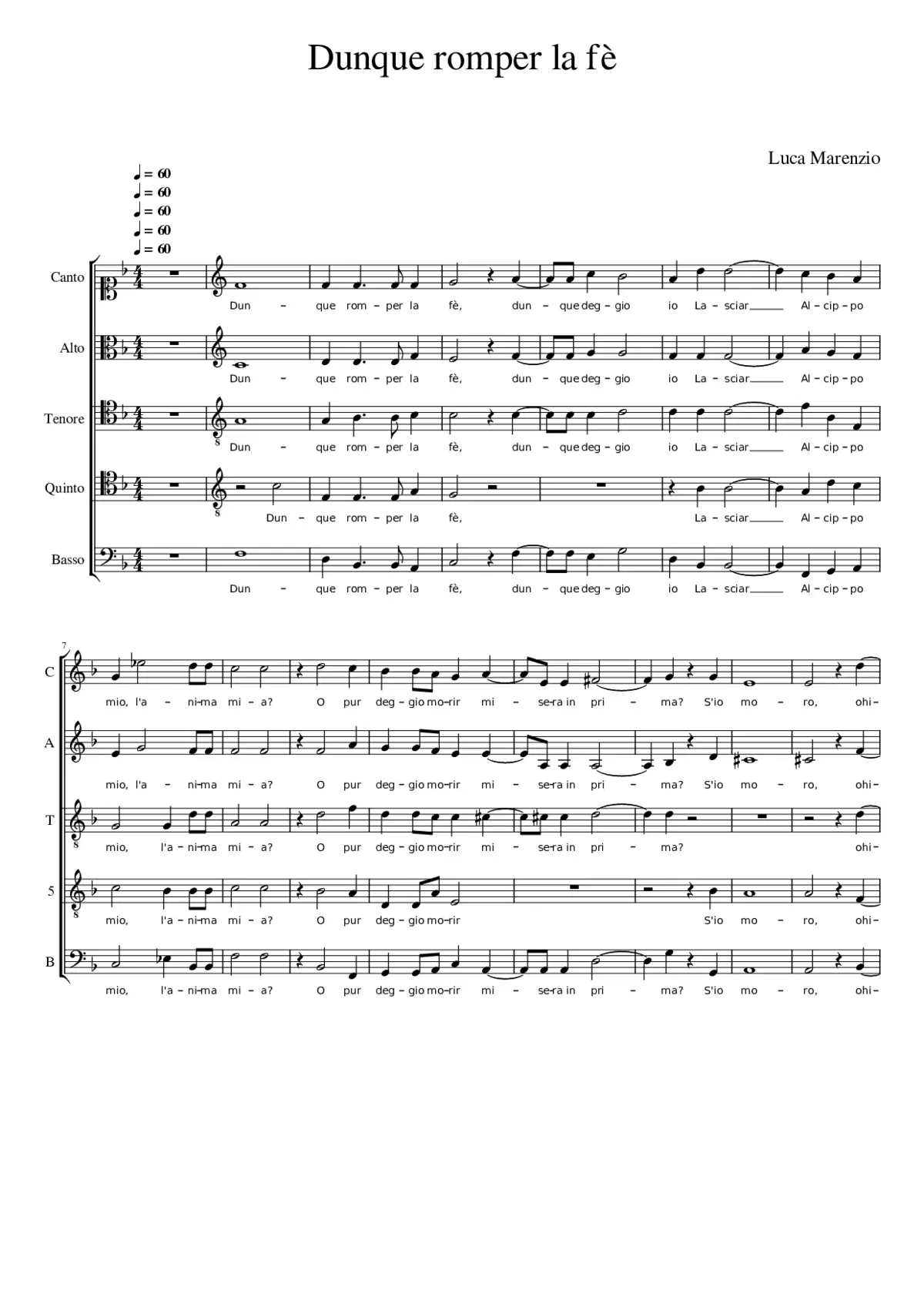 Dunque romper la fè - Page 1