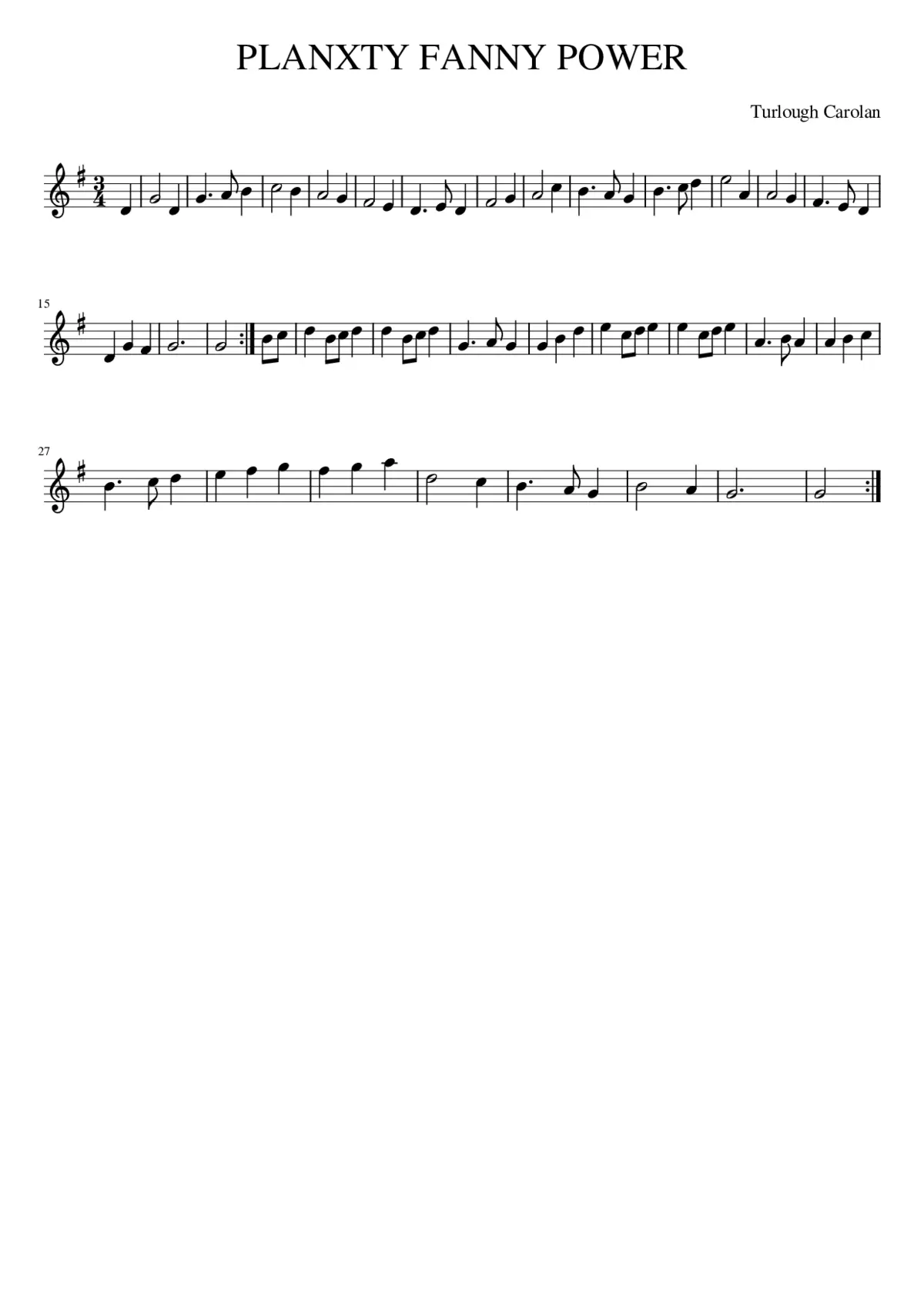 PLANXTY FANNY POWER - Page 1