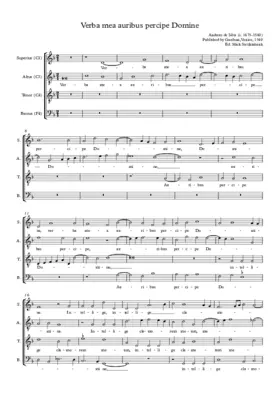Verba mea auribus percipe Domine