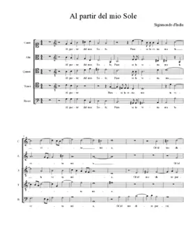 Al partir del mio Sole