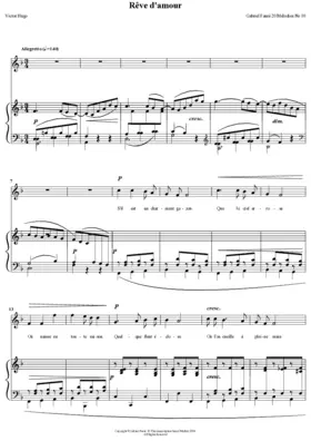 Rêve d'amour, Op 5 No. 2