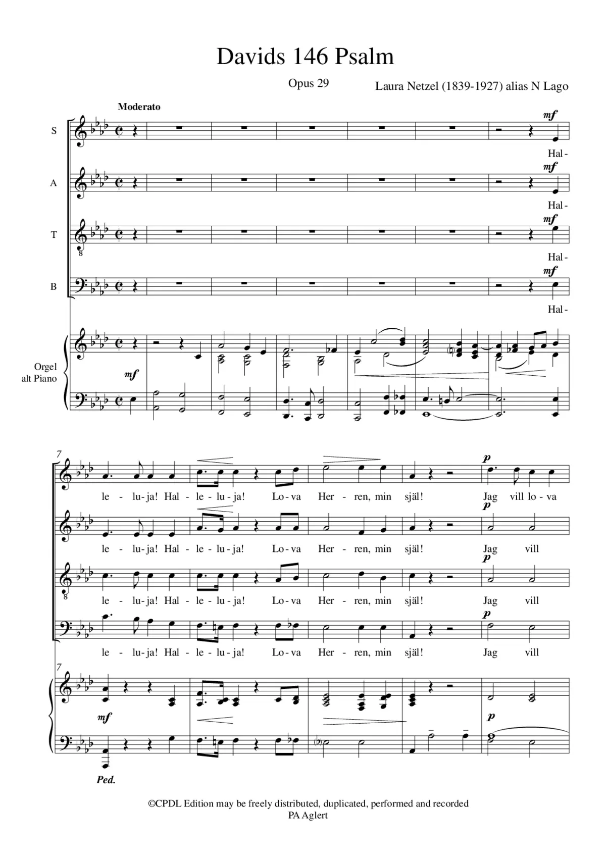 Davids 146 Psalm - Page 1
