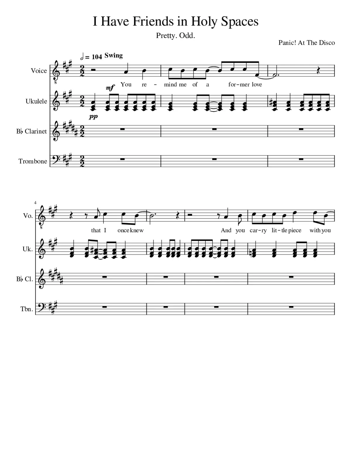 i have friends in holy spaces - Page 1