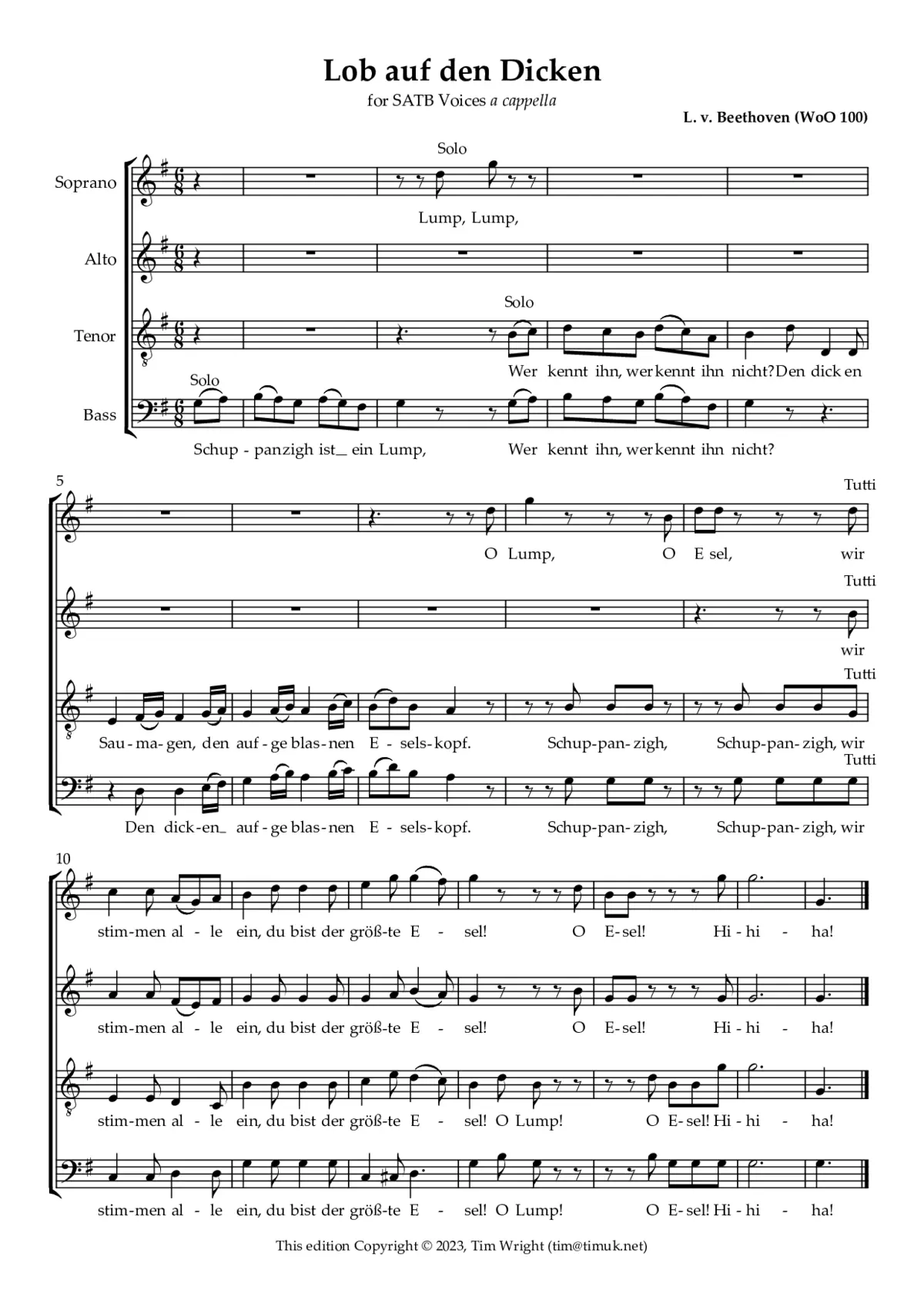Lob auf den Dicken - Page 1