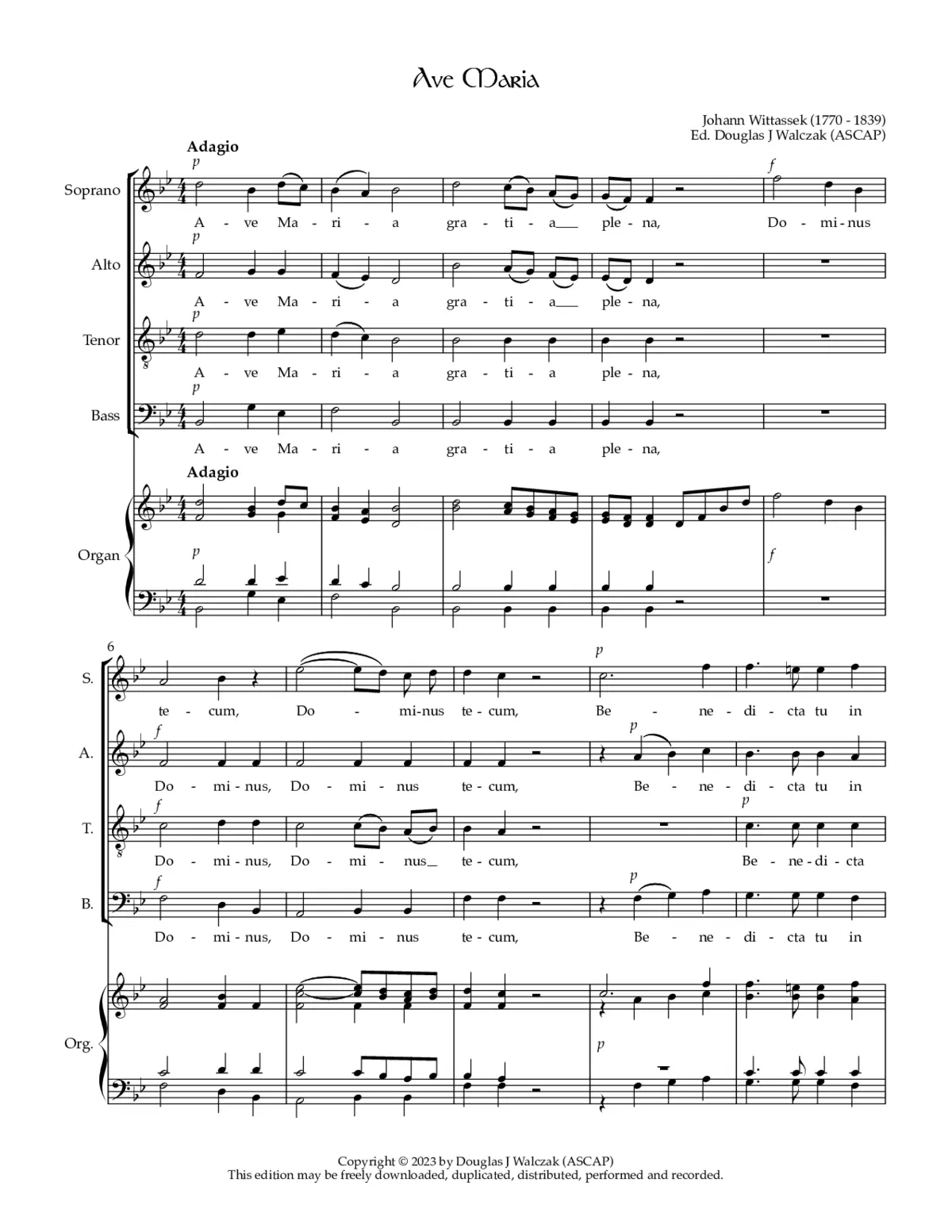 Ave Maria - Page 1