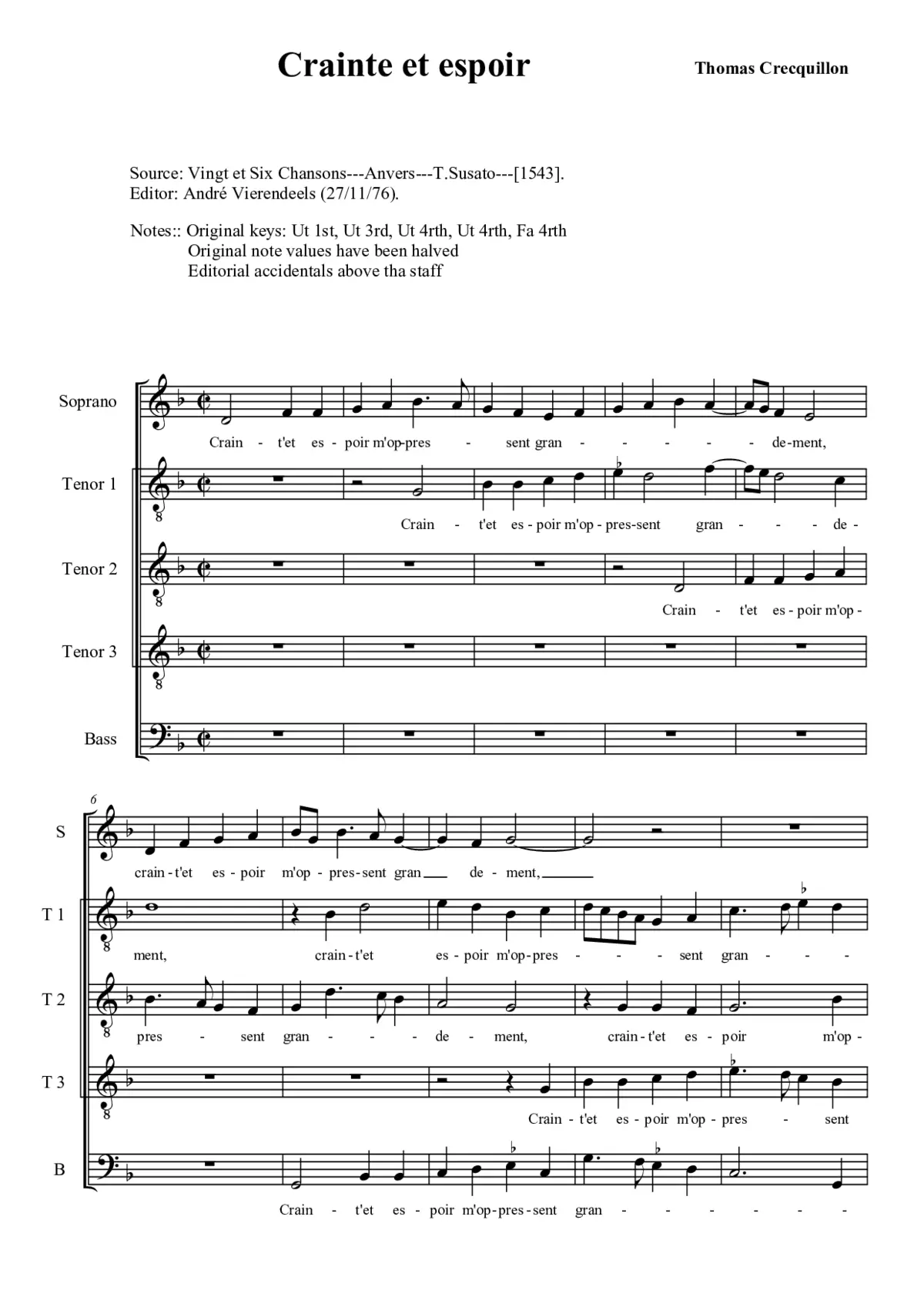 Crainte et espoir - Page 1