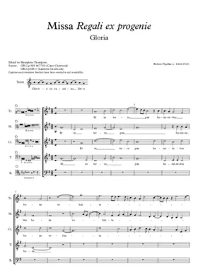 Missa Regali ex progenie