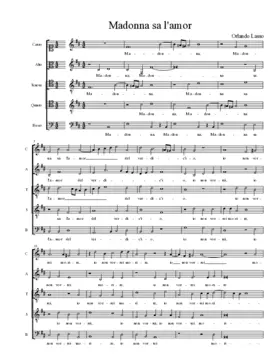 Madonna sa l'amor