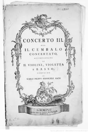 Harpsichord Concerto in E major