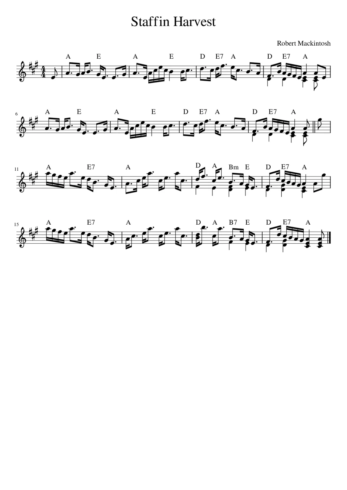 Staffin Harvest - Page 1