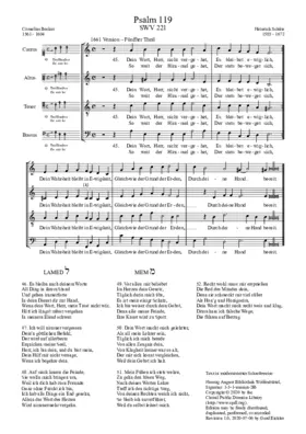 Dein Wort, Herr, nicht vergehet, SWV 221