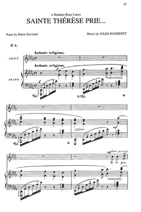 Sainte Thérèse prie ...