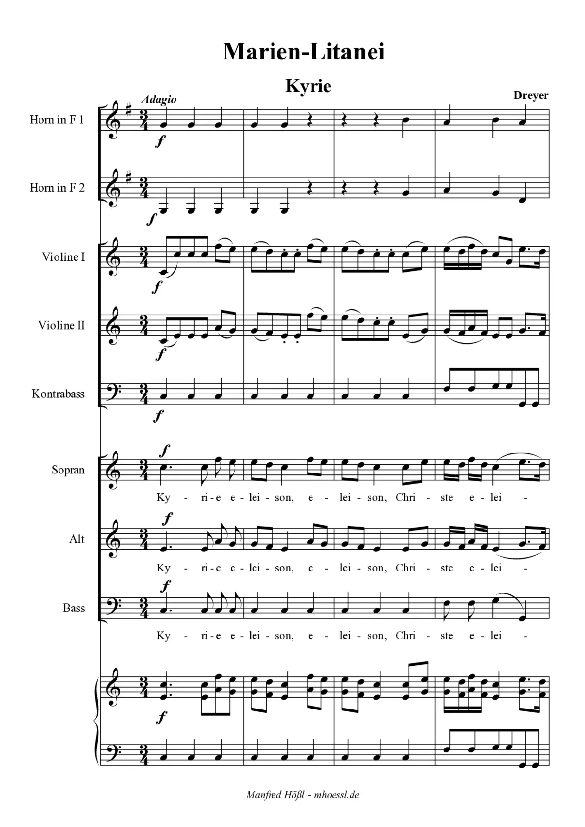 Marienlitanei - Page 1