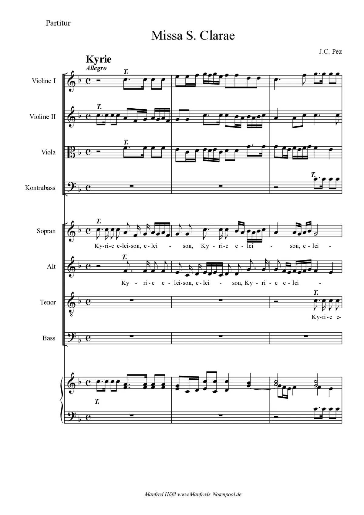 Missa S Clarae - Page 1