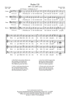 Wohl dem, der in Gottesfurcht steht, SWV 233