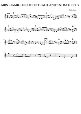 MRS. HAMILTON OF PINTCAITLAND'S STRATHSPEY