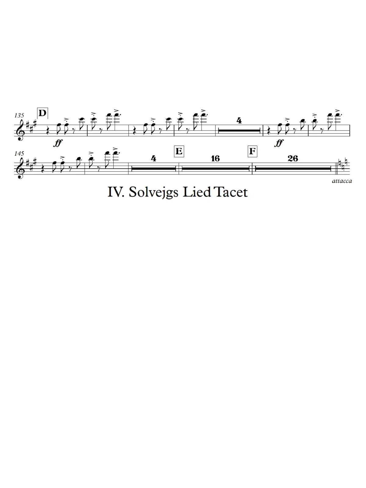 Peer Gynt Suite No.2 - Page 1