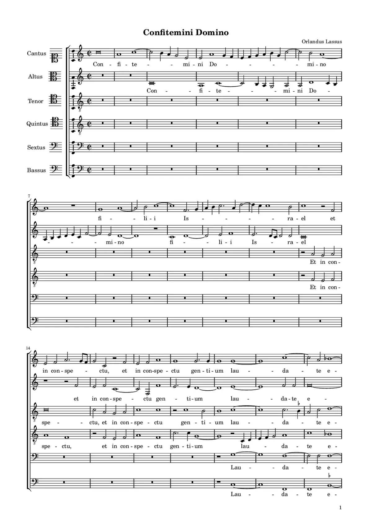 Confitemini Domino a6 - Page 1