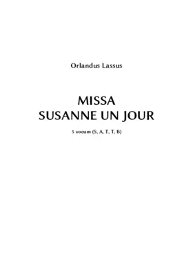 Missa Susanne un jour