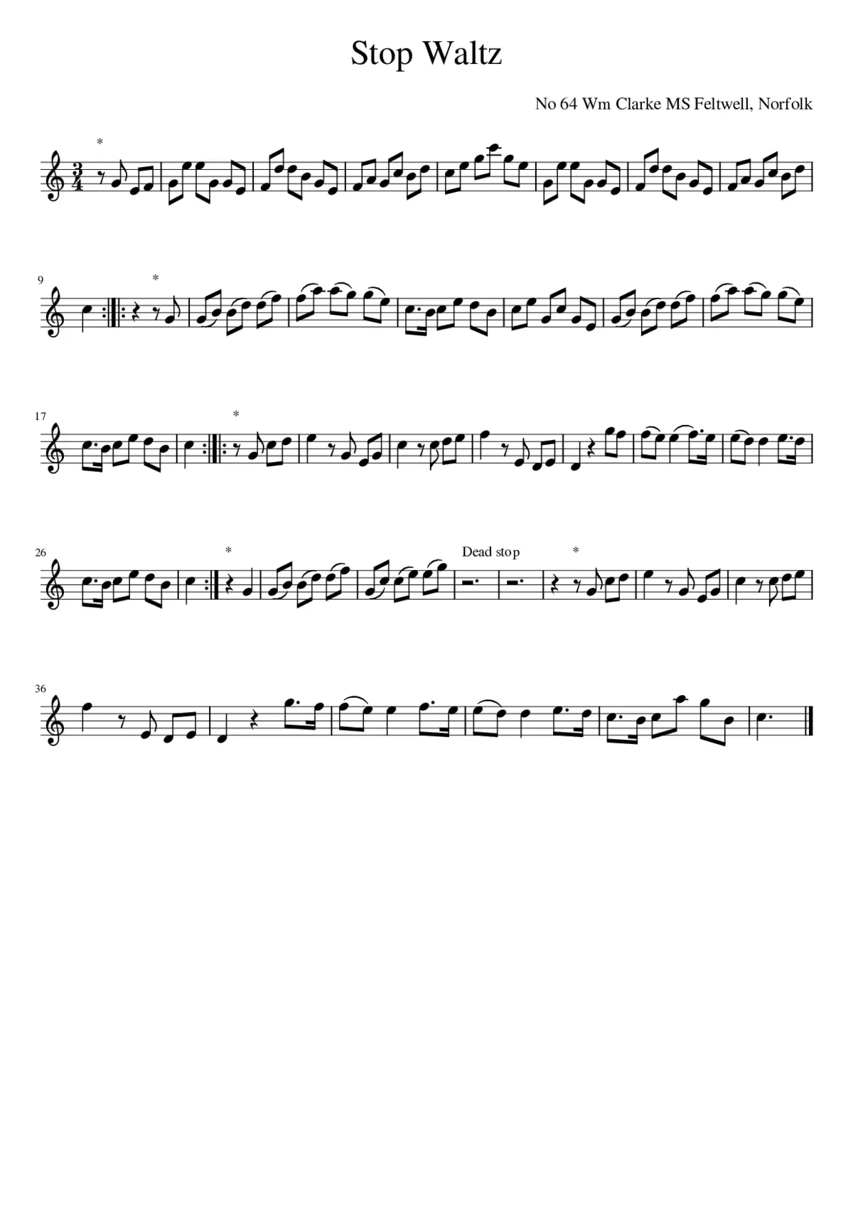 STOP WALTZ - Page 1