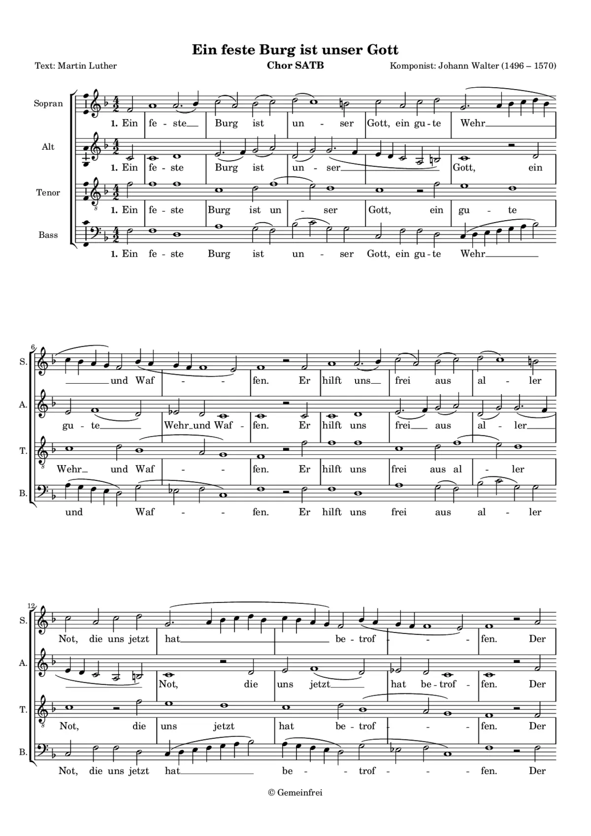 Ein feste Burg - Page 1