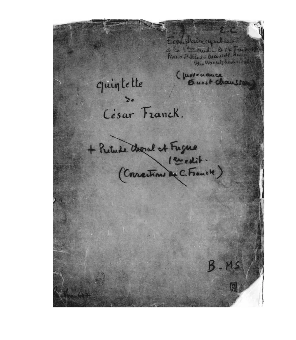 Quintette en Fa mineur, pour piano, 2 violins, alto et violoncelle - Page 1