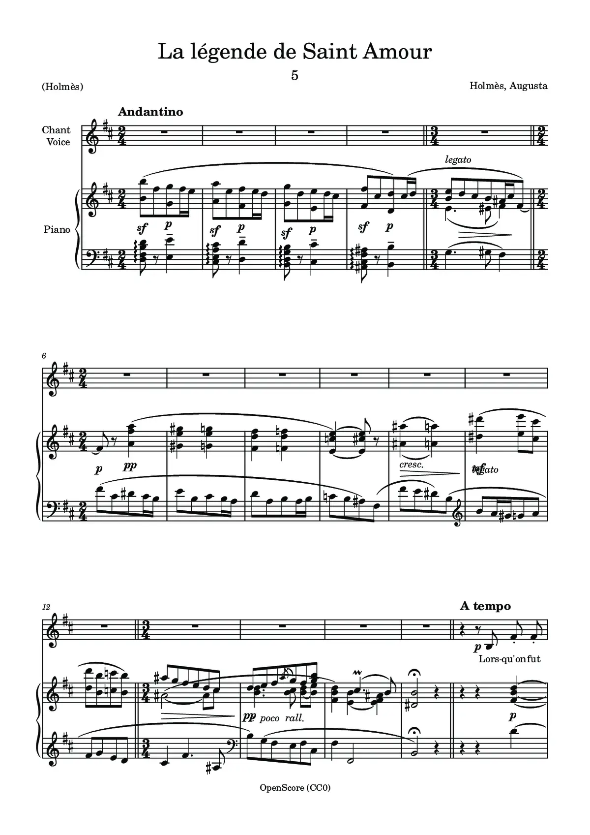 La légende de Saint Amour - Page 1