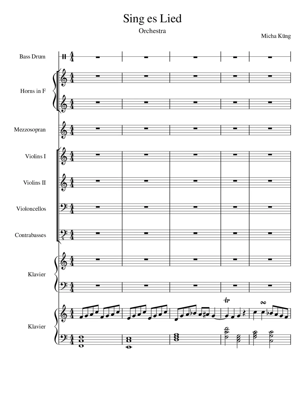 Sing es Lied - Page 1