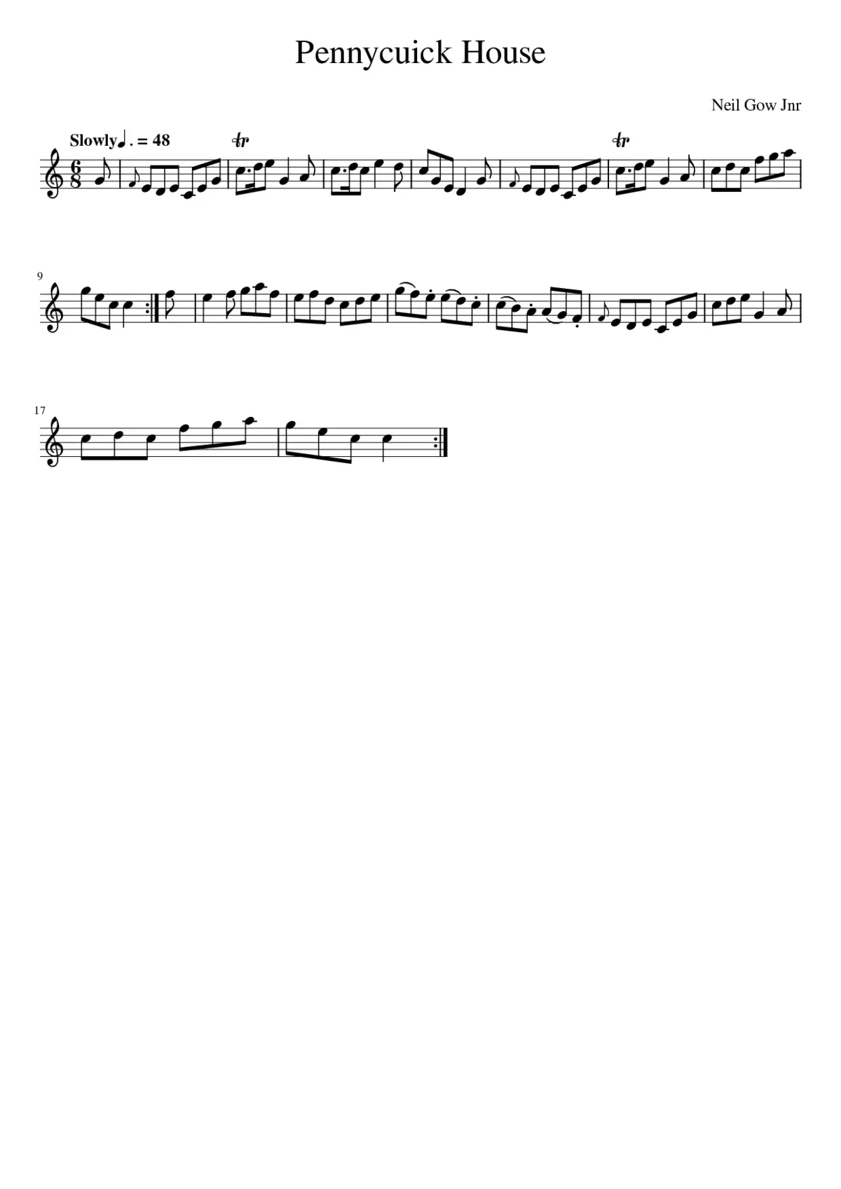 Pennycuick House - Page 1