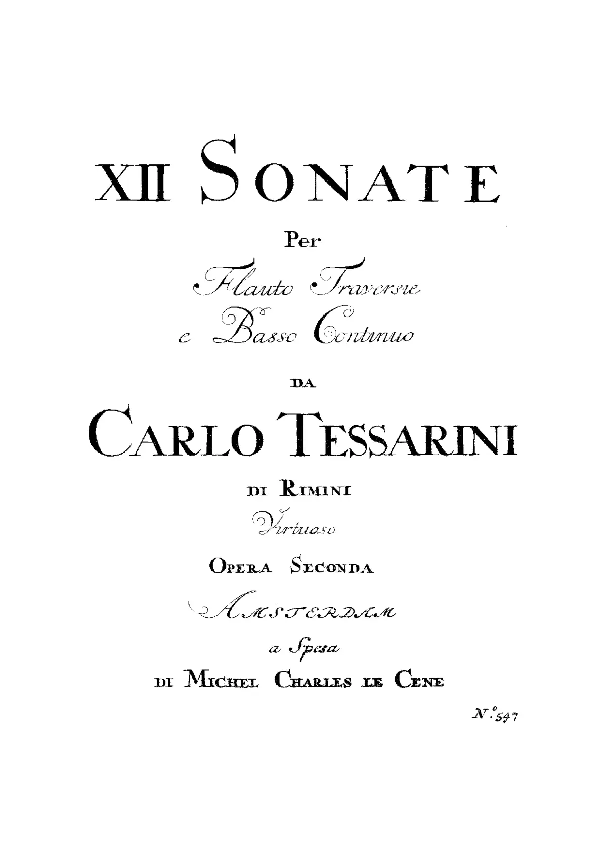 12 Violin Sonatas - Page 1