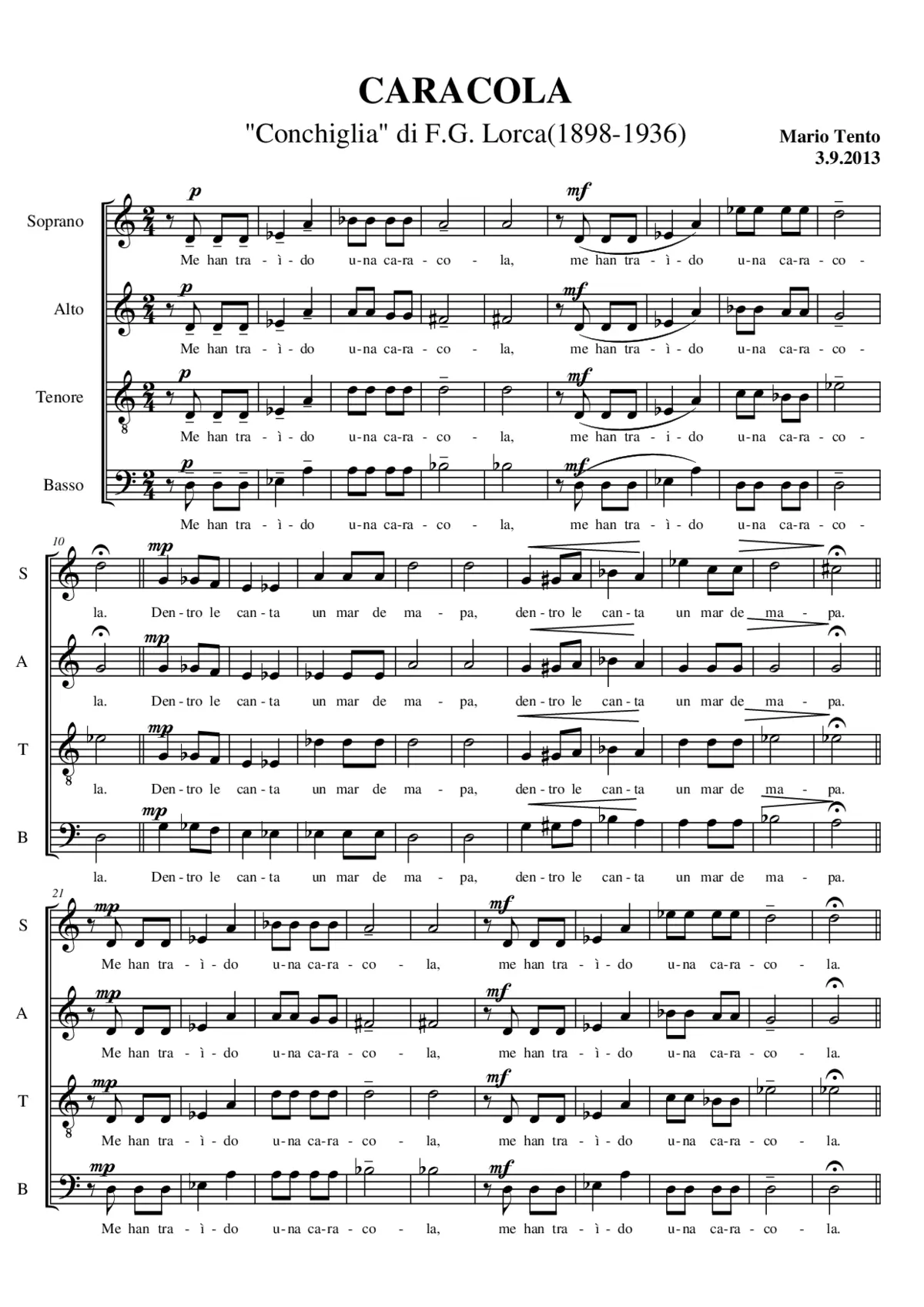 Caracola - Page 1