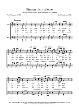 Einsam bin ich (Preciosa)