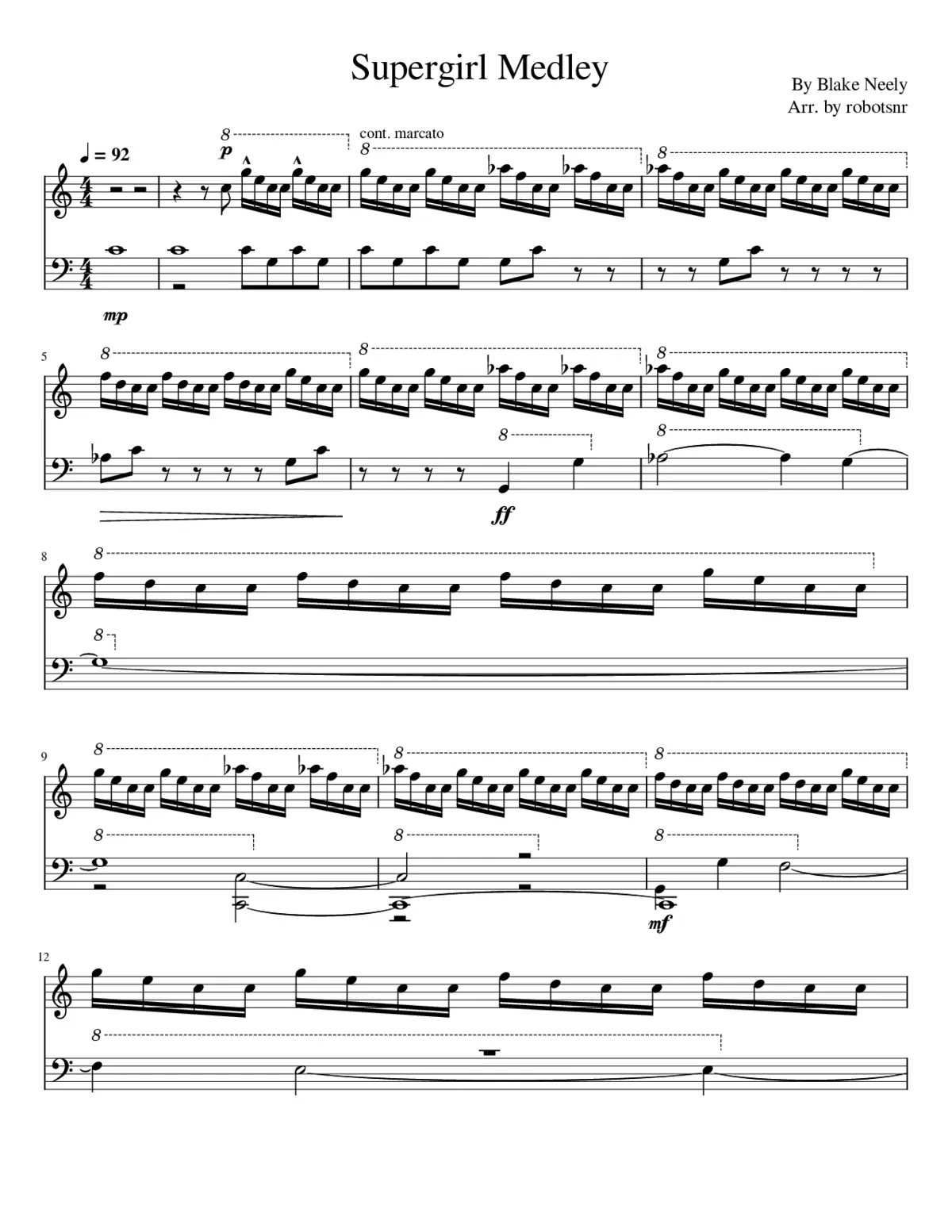 Supergirl Soundtrack - Page 1