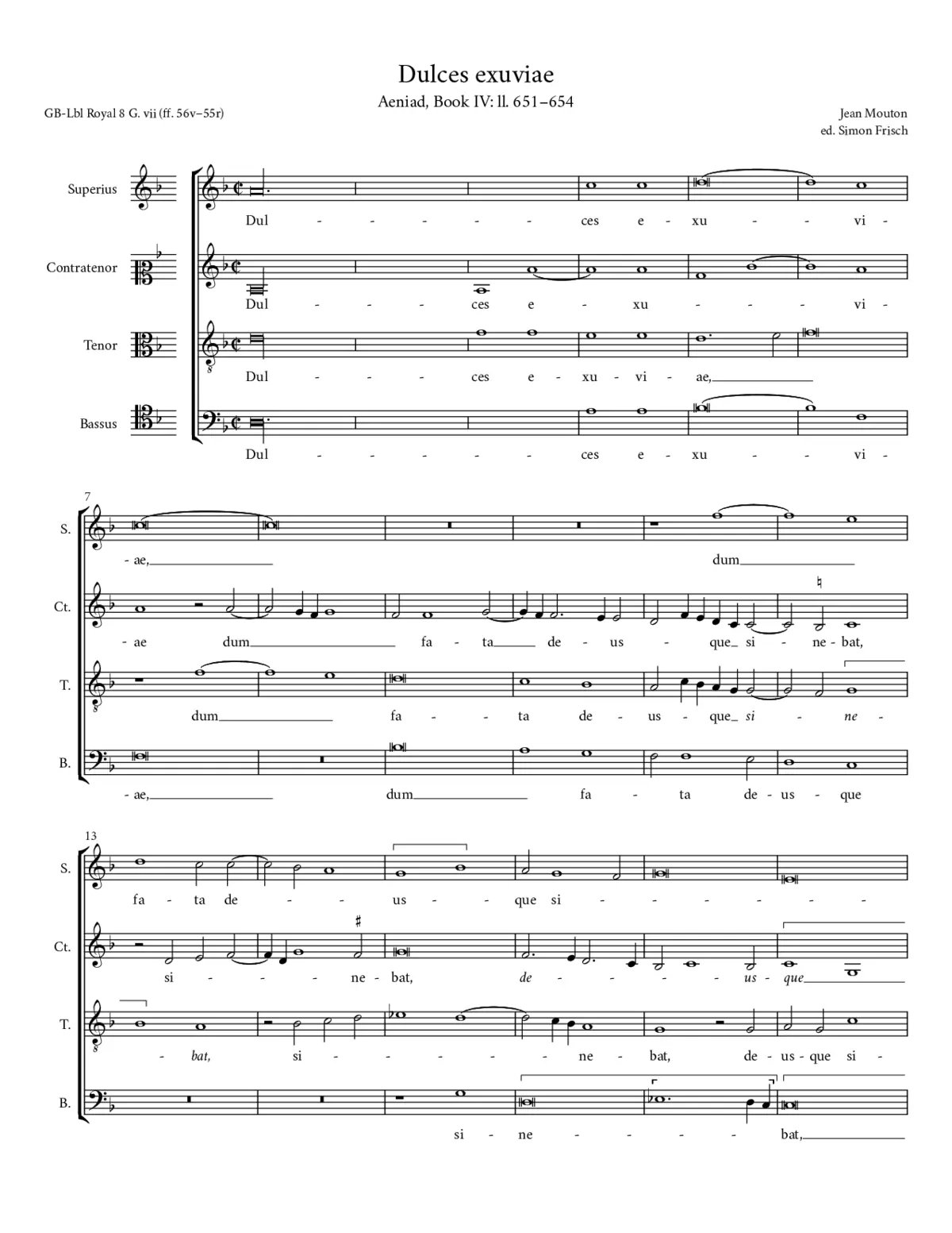Dulces exuviae - Page 1
