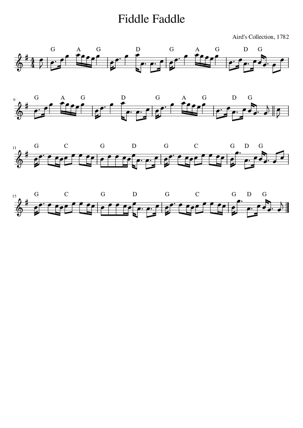 Fiddle Faddle - Page 1