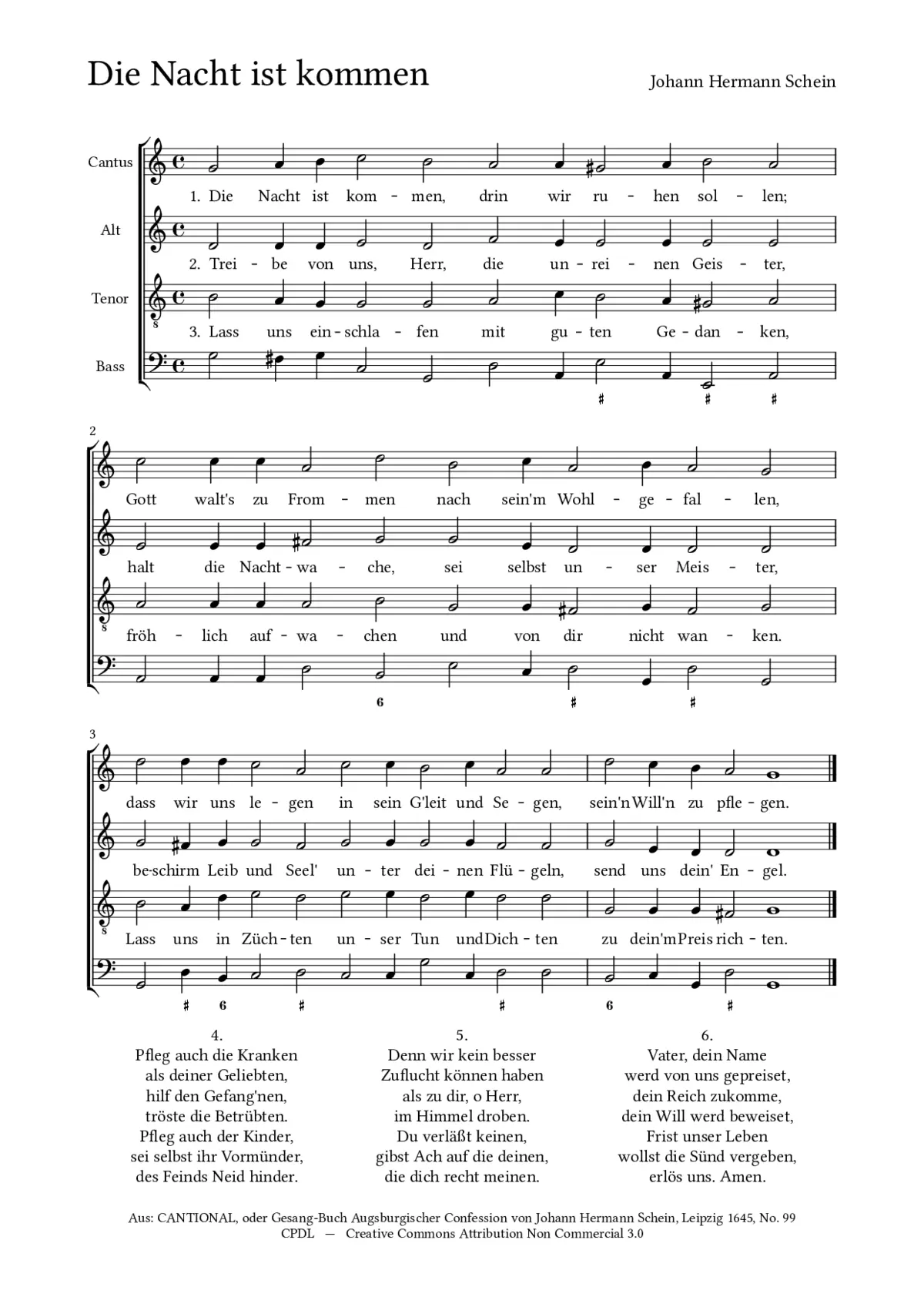 Die Nacht ist kommen - Page 1