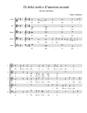 Di dolci notti e d’amorosi accenti