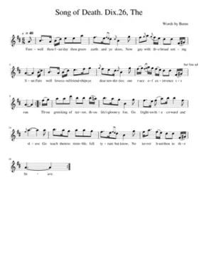 The Song of Death. Dix.26