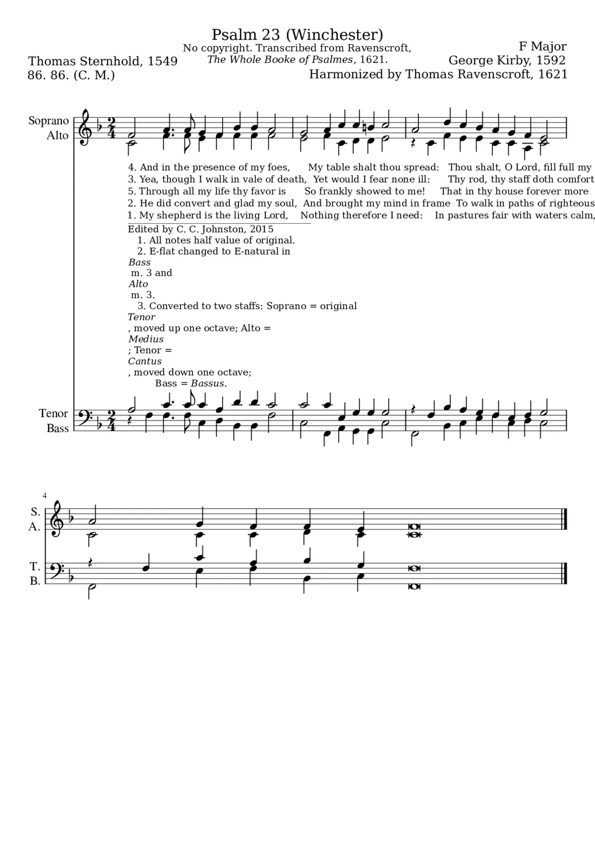 My shepherd is the living Lord - Page 1