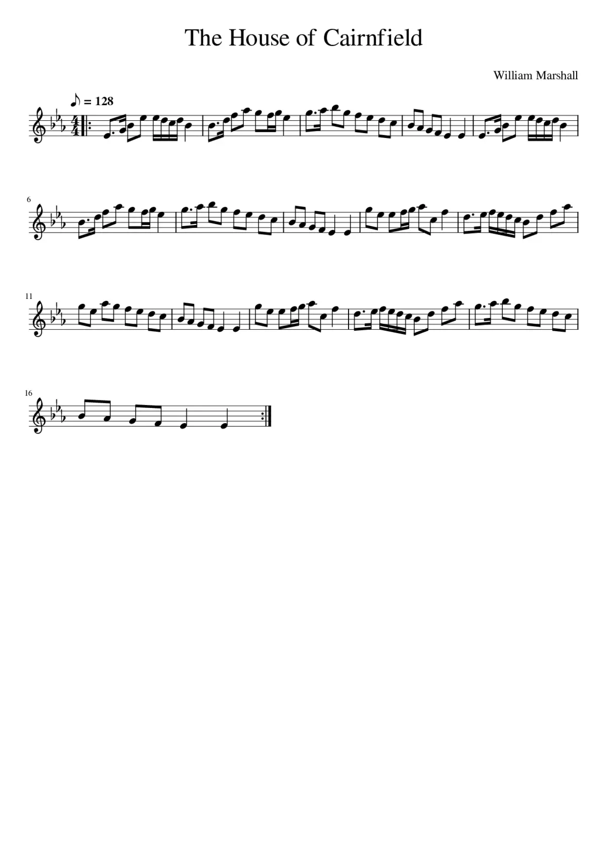 The House of Cairnfield - Page 1