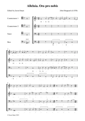 Alleluia. Ora pro nobis