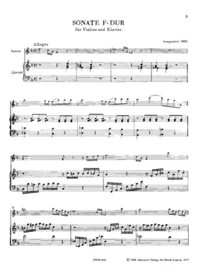 Violin Sonata in F major