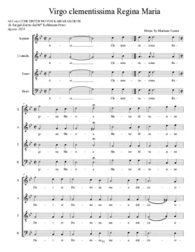 Ave Clementissima Regina Maria